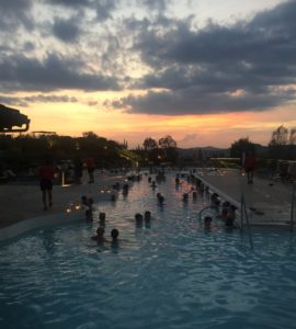 Terme di San Giovanni, Rapolano - tramonto