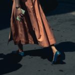 woman walking in new york