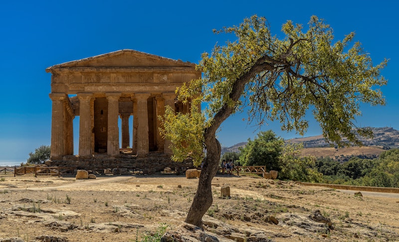 AGRIGENTO scenario valle dei templi itinerario sicilia