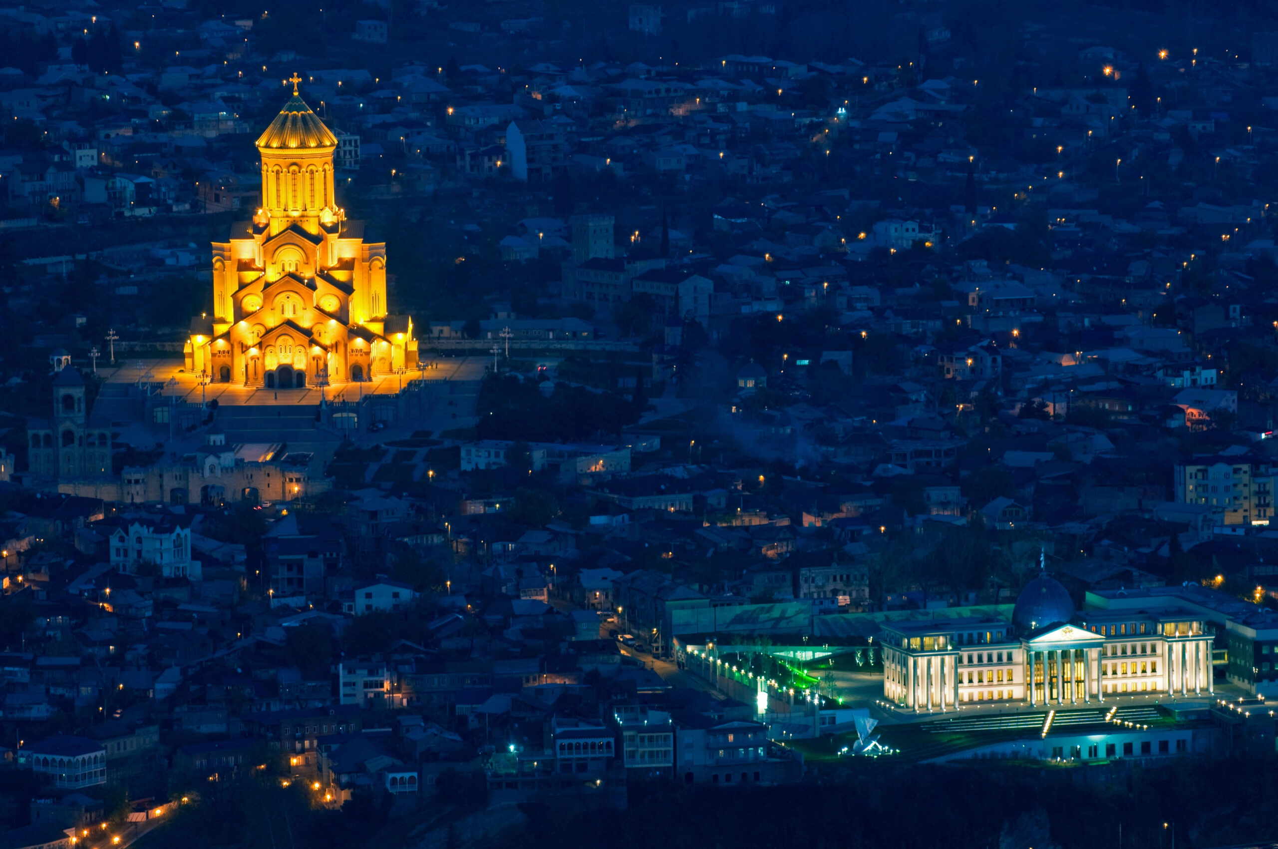 georgia - tbilisi di notte